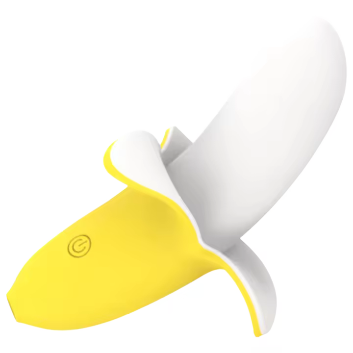 Vibrador de Dildo de Mini Banana para Mujeres Estimulador de Clítoris Vagina y Anal Juguetes Sexuales para Adultos Marca Kaelynn - 1