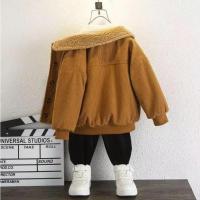 Chaqueta de Piel de Pana para Niños Cálida Abrigo de Invierno Moda infantil de Alta Calidad - details 4