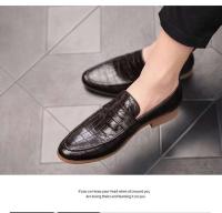 2021 mocasines italianos casual hombres zapatos y calzado de cuero formal clásico para hombres - details 0