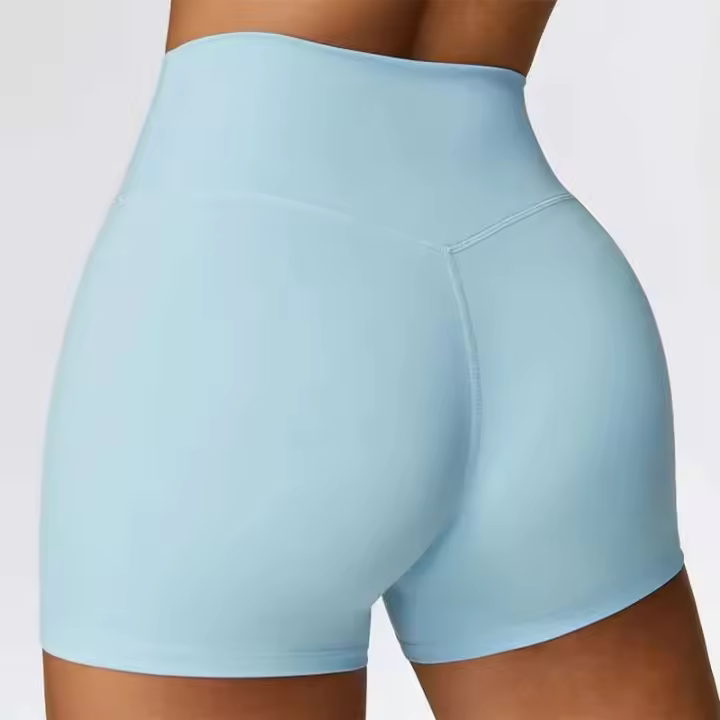 Pantalones cortos de yoga para mujer, bodys deportivos transpirables de cintura alta, para correr, gimnasio y entrenamiento de verano - 1