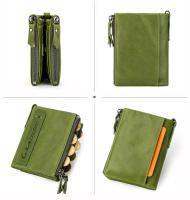 Carteras de Piel Genuina CONTACT'S para Mujeres - Carteras Cortas de Doble Pliegue, Monederos de Moda para Mujeres, Porta Tarjetas, Monedero, Clip para Dinero, Carteras para Mujeres y Hombres - details 11