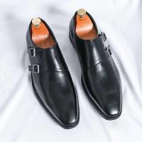 Vestido de hombre con hebilla de buey británico 2025 zapatos de cuero italianos de negocios formales de moda - details 2