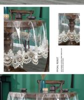Paño de suelo suave de PVC transparente bordado ENE, mantel redondo para el hogar, impermeable - details 11