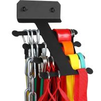 Estante de almacenamiento multifunción para equipos deportivos, organizador de equipos de béisbol montado en la pared - details 4