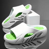 OURANNI Zapatillas deportivas ligeras con estampado de dibujos animados para hombre, para interior/exterior, para ducha, vacaciones en la playa, modernas y versátiles para uso diario informal de parejas, estructura duradera de EVA, diseño unisex - details 17