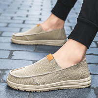 Zapatillas deportivas informales para hombre, zapatos planos de lona, cómodos, ligeros, para conducir, trabajo clásico, caminar - details 1