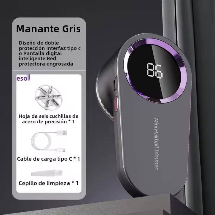 Máquina Eliminadora De Pelusa Lint Remover USB Recargable Alta Velocidad Moto Portátil Para Ropa Y Peluches Sin Fuente De Alimentos Adicional. - 1