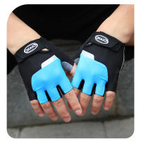 Guantes cortos antideslizantes para bicicleta, manoplas de Gel sin dedos con tira reflectante, deportes de verano, ciclismo - details 17