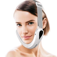 Masajeador Facial EMS, cinturón de elevación de línea en V, luz roja y azul, adelgazante de vibración Dispositivo de masaje, reafirmante, Reduce la papada - details 0