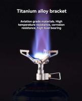 Estufa de titanio portátil para exteriores, cocina ligera de 25g, brs-3000t de Gas para acampar y senderismo - details 5