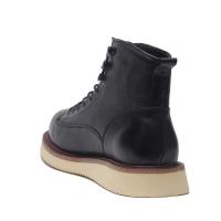 Botas de tobillo de diseñador para hombre, color marrón, alta calidad, moda, cuero genuino, plantilla de goma, estilo invierno - details 7