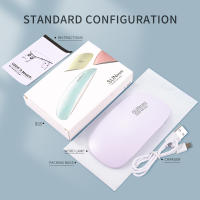 Mini lámpara de uñas recargable de mano con pantalla USB, herramienta hine, UV, LED, linterna, bolígrafo, 3W, # - details 1
