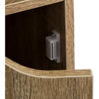 Estantería de Madera, Librería con Puerta y Compartimentos Abiertos, Mueble almacenaje, Organizador,en Color Natural de 119x29x59 cm para Estudio,Dormitorio,Salón, Oficina y Biblioteca - details 48