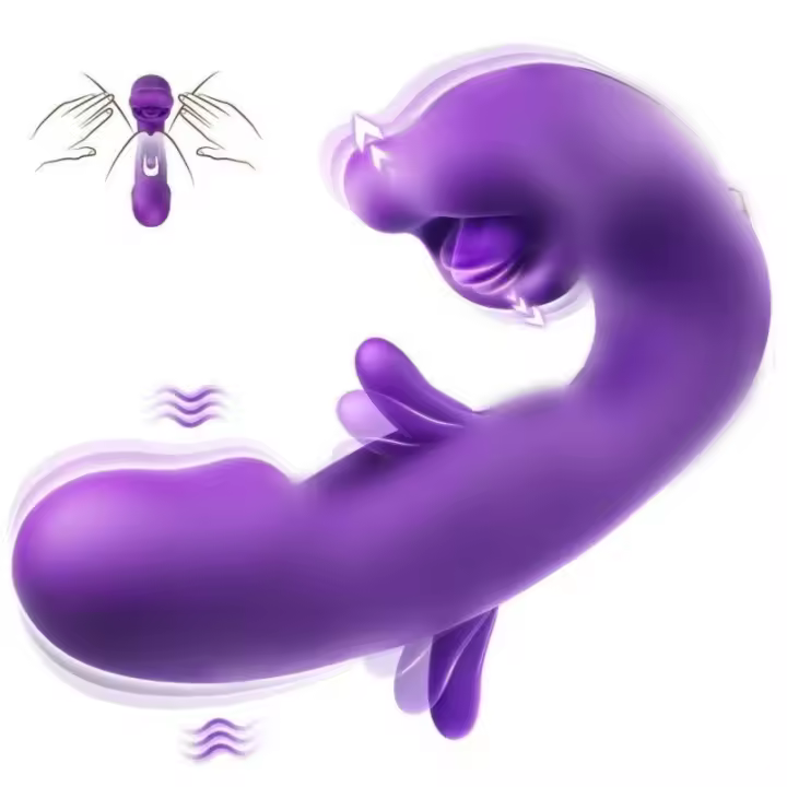 Dispositivo de masturbación femenina para lamer y chupar, masturbador femenino 3 en 1, producto sexual para adultos - 1