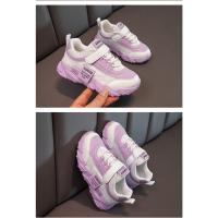 Zapatos deportivos de marca para niños, zapatillas transpirables de malla para niñas, zapatillas informales rosas para estudiantes, zapatillas antideslizantes para correr para niños - details 10