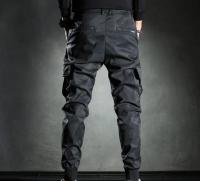 Camouflage Men Spring and Autumn Thin New Slim-fit Korean Version Elastic Waist Fashion Trend Bunched Feet Cargo Pants - details 20
