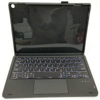 Funda de Teclado Bluetooth para Lenovo Tab M10 FHD REL 10.1 pulgadas TBX605FC TBX605LC con Pantalla Táctil Material de Cuero Sintético Diseño Sólido Portátil - details 1