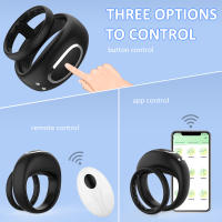 Anillo de Pene para Hombre de Silicona BIRDSEXY Inalámbrico Ultra Suave con 10 Vibraciones para Mejorar la Erección y Retardar la Eyaculación Juguete Sexual para Hombres - details 2