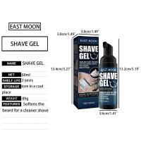 EAST MOON For Men Crema de afeitar en espuma para barba suave, refrescante, limpiadora y suavizante - details 0