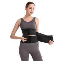 Faja de cintura ajustable de 3 capas para entrenamiento físico, soporte central adelgazante y estabilizador para entrenamientos y uso diario, lavable a máquina, mezcla de spandex/poliéster, accesorios de gimnasio - details 3