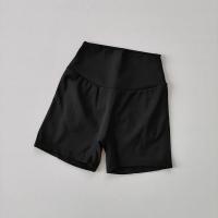 Pantalones cortos de Fitness sin costuras para mujer, cintura alta, color melocotón, con bolsillos, ajustados, deportivos, para correr, entrenamiento, baile, levantamiento de cadera - details 3
