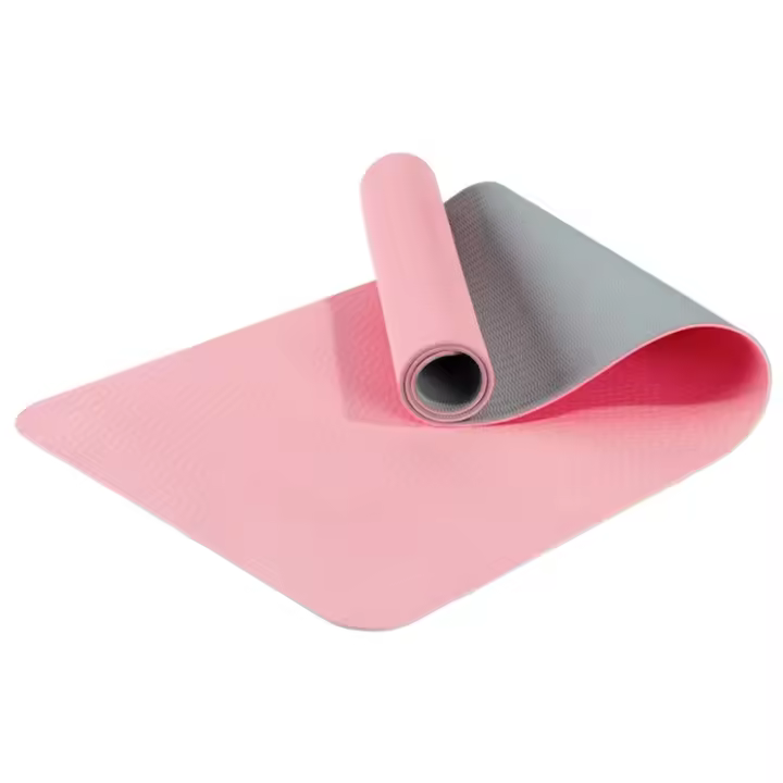 Estera de yoga TPE, estera Eco Fitness con correa, estera de yoga profesional, estera de entrenamiento en casa antideslizante para mujer, Pilates - 1