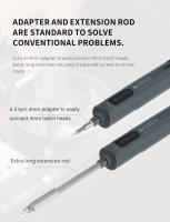 Mini Taladro Eléctrico Sin Cable 3.6V 6.3*25mm 29pcs Bits S2 Batería de Iones de Li Velocidad Máxima 5Nm Herramientas de Reparación - details 9