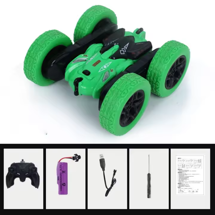 Coche Infantil RC con Brazo Móvil, Doble Cara, Acrobático y Todo Terreno, Carga Eléctrica, Incluye 1 Batería - 1