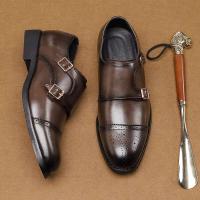2024 zapatos de cuero italianos del vestido del negocio de los hombres del estilo de la moda de la hebilla del nuevo producto Oxford - details 0