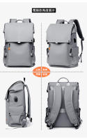 Bolso escolar Mochila de viaje de gran capacidad Bolso de computadora Mochila de viajero para estudiantes universitarios - details 17