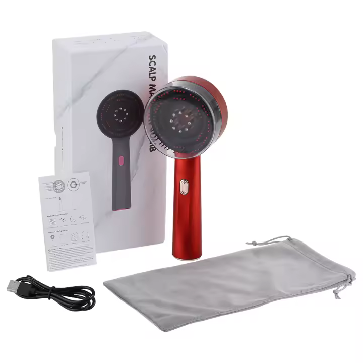 Masajeador Electropráctico para el cuidado del Cabello 3 Modos de Uso Alivio del Picor de Cabeza Peine - 1