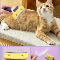 Peine para Eliminar el Pelaje de Mascotas Cepillo Desmontable para Perros y Gatos - details 2