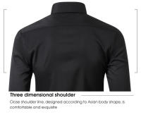 Camisa fina resistente a las arrugas para hombre, camisa sin plancha - details 3