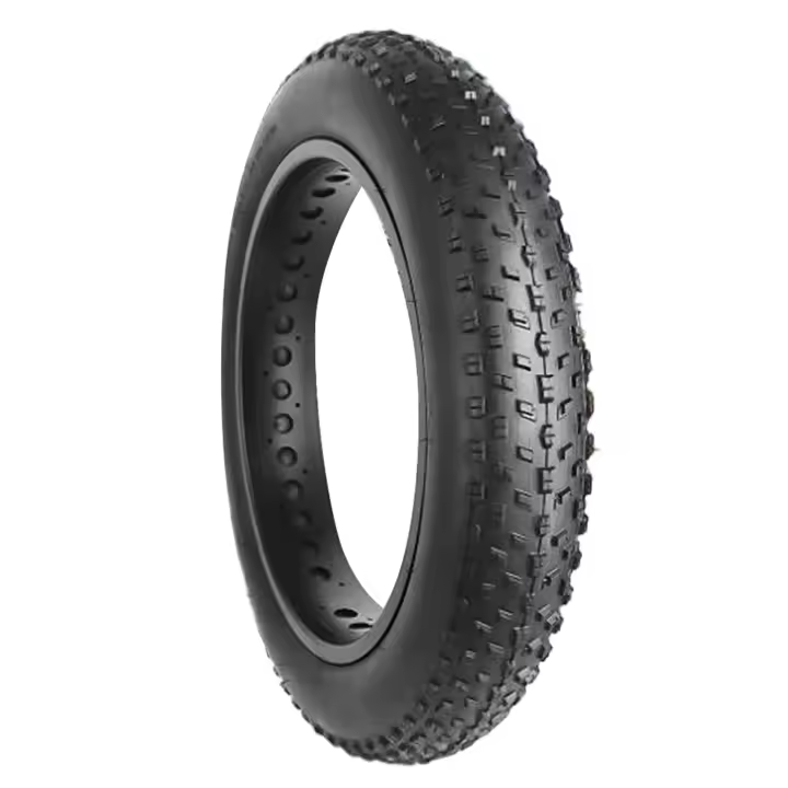 Neumáticos de bicicleta eléctrica de repuesto, neumáticos plegables compatibles con bicicleta de nieve de montaña ancha, 20x4,0 pulgadas - 1