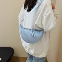 Bolso cruzado Hobo de nailon a la moda, bolso para las axilas, bolsos de un solo hombro, bolso de lona para ir al trabajo de estilo coreano, bolso de bola de masa Unisex - details 12