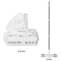 Mopa Plana Seca-Húmeda de Rotación de 360 Grados Mopa de Almohadilla Desechable para Limpieza de Piso de Madera Hermosa, Lamina, Azulejo - details 6