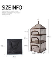 Perchero Plegable de 4 Capas para Secar al Aire Libre Organizador de Camping - details 4
