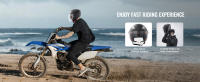 SucceBuy Casco de Moto Face, Comunicación Bluetooth, Motocross - details 4