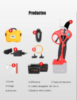 Cortador de Ramas de Pruning Eléctrico Sin Cable SWANSOFT Herramienta de Jardinería Eficiente para Frutales y Bonsáis 25.2V de Potencia - details 6