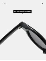Toyear-gafas de sol ovaladas redondas Vintage para mujer y hombre, lentes de sol de diseñador de marca de lujo, estilo Punk y Rosa, con remaches - details 16