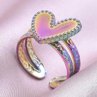 Joyería para dedos de niña, Anillos de corazón para mujer, accesorios, Anillo de acero inoxidable, suministros de amor, Anillos DIY, regalo del Día de San Valentín - details 33
