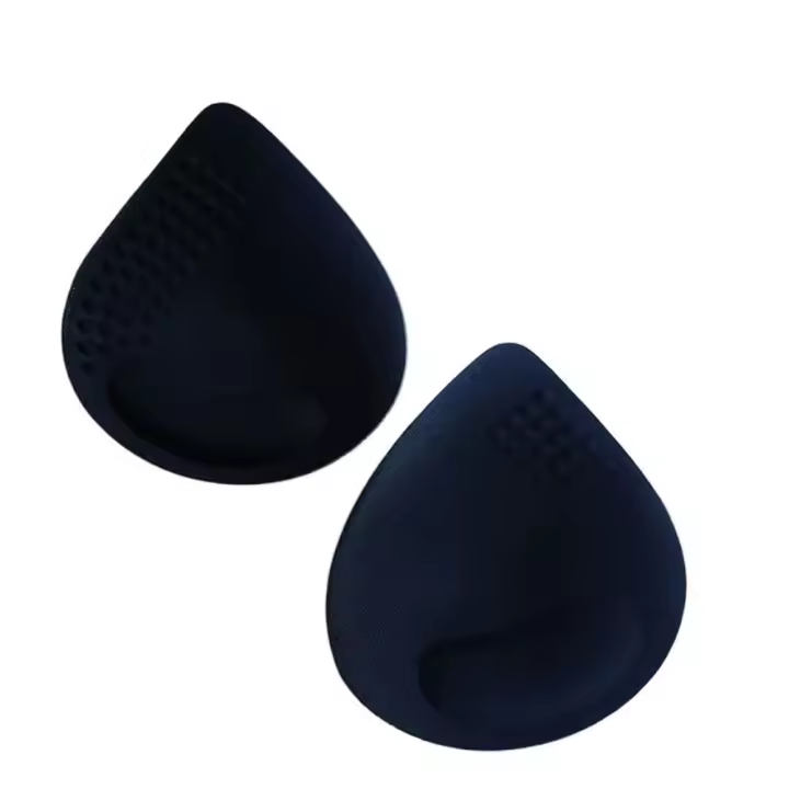 Traje de baño triangular con relleno de realce, Bikini con copa para el pecho, sujetador con relleno, potenciadores del pecho, almohadilla para sujetador de látex, accesorios íntimos - 1