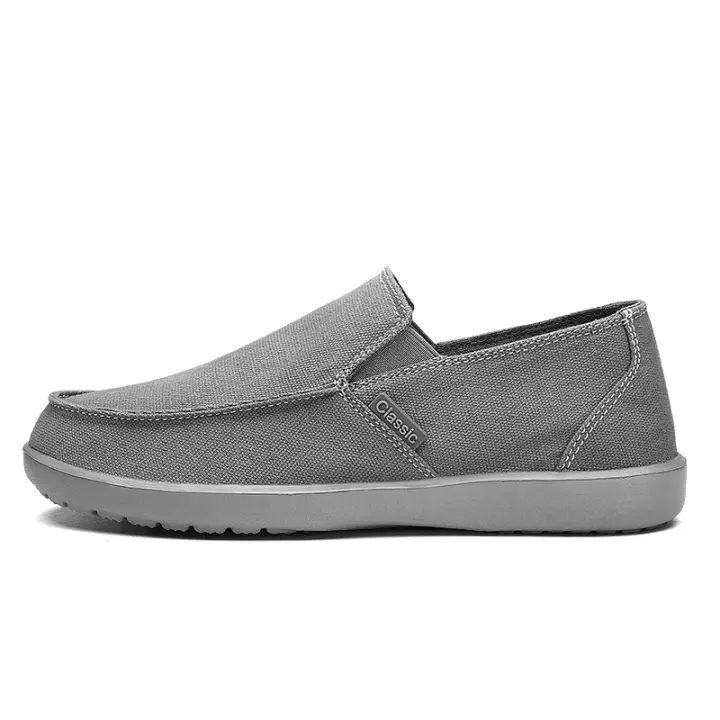Zapatos de tela casuales de un pedal para hombre con pies anchos y transpirables - 1