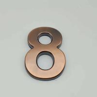 Placa de Puerta de Bronce Grande de 10cm Electroplastica Acrílico con Dibujo de Hilo - details 8