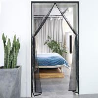 Mosquitera magnética para puerta, cortina de tamaño personalizado, pantalla de puerta, se apagan automáticamente, malla invisible - details 10