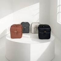 Bolso bandolera de cuero para mujer, gran capacidad con correa extraíble ajustable, bolso de hombro de PU, bolso antirrobo para teléfono de Color sólido - details 13