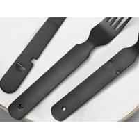 Black Flatware 4 in 1