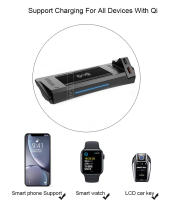 Cargador inalámbrico para automóvil Qi de 15w para Audi A4 B9 A5 S4 Rs4 Accesorios de interior Modificación 2017-2023 Placa de carga rápida para teléfono móvil - details 3