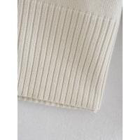 Suéter suelto de punto a rayas para mujer, jersey de manga larga con cuello redondo, ropa de calle informal, Otoño e Invierno - details 13