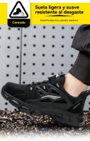 Zapatos de Seguridad para Hombre Punta de Acero, Resistente a Golpes, Ligero y Indestructible - details 6